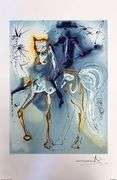 Highly Collectible and Rare Salvador Dali Original Llithograph from 'Les Chevaux de Dali' Suite