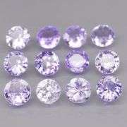 Glittering 3.17ct bright blue violet Tanzanite set