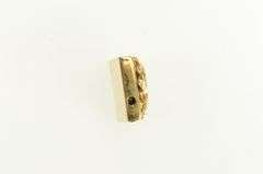 14K Yellow Gold Victorian Painted Lady Slide Bracelet Charm/Pendant