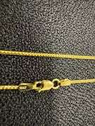 10k Yellow Gold Solid Franco Wheat Rope Chain 1mm Necklace 16"