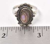 Amazing 925 Abalone Shell Ring