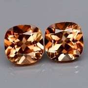 Simply brilliant 9.60ct Imperial Topaz pair