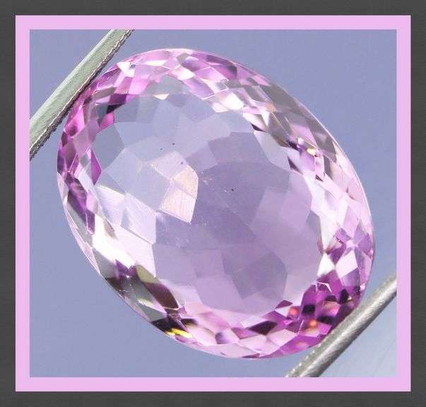 Beautiful 17.56ct natural violet pink Amethyst