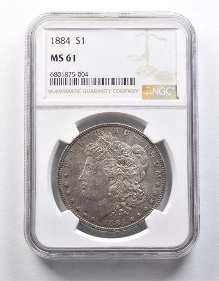 MS61 1884 Morgan Silver Dollar NGC Beautiful Tone Great Contrast PL?