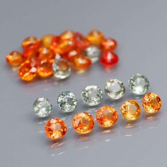 Brilliant hues! 6.65ct Sapphire set