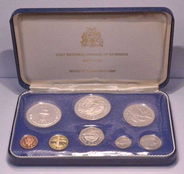 1973 First National Coinage of Barbados Proof Set