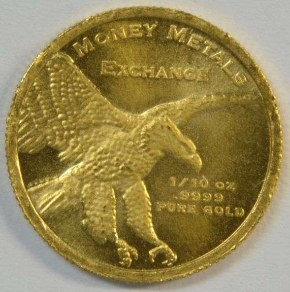 Pure .999 fine gold 1/10th Troy Ounce Lady Liberty Gold pieces