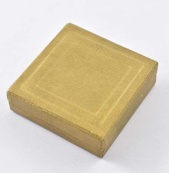 Gold Bank Holiday US $5/$2.50 Box 1920's Gold Coin Gift Presentation