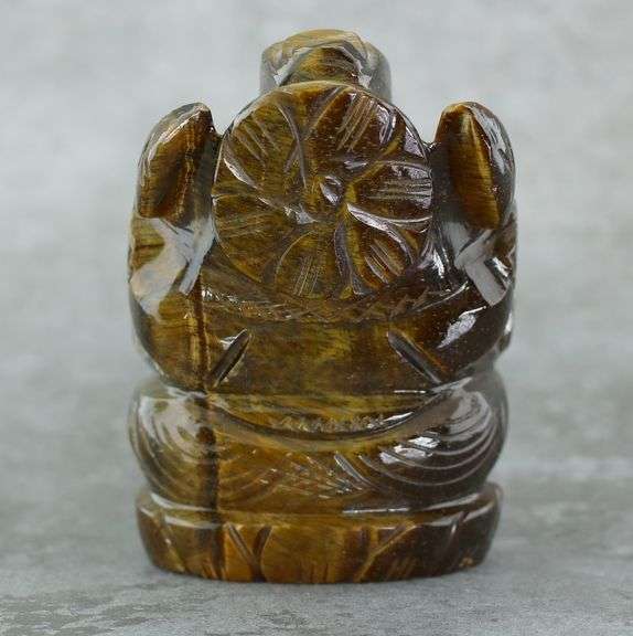 Spiritual 475.50ct Tiger Eye carving