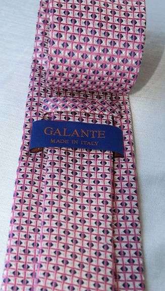 Fine Quality Italian Hand Made Silk Tie By Galante