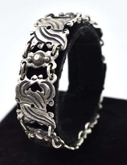 Fancy Link Bracelet in Sterling Silver