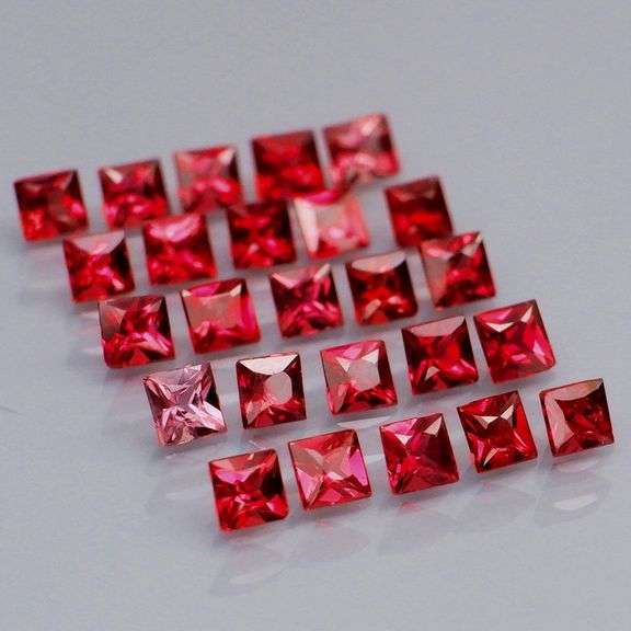 Unheated! 2.84ct hot pink Sapphire set