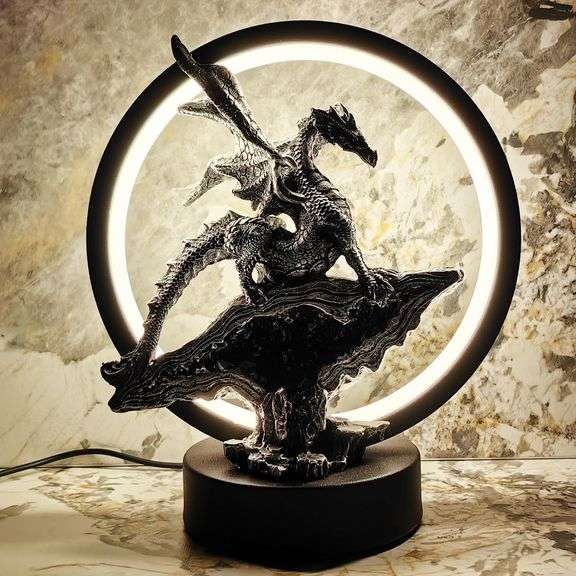 Handcrafted Dragon Glow Lamp