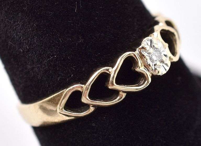 Loving 10K Yellow Gold Diamond Ring