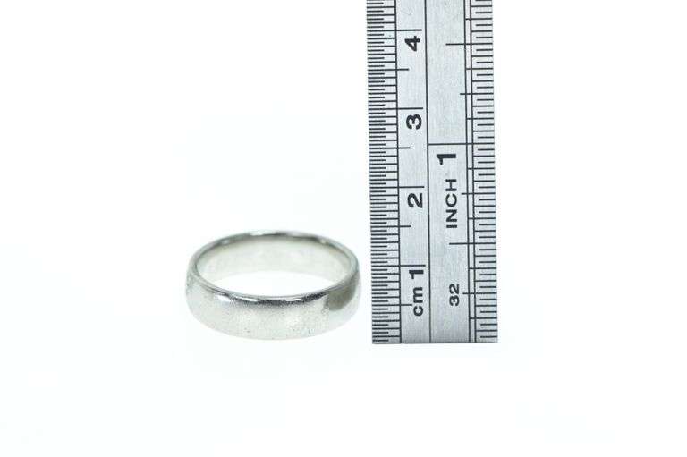 Palladium Classic 6.2mm Men's Wedding Band Ring