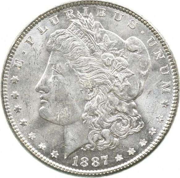1887 Morgan Silver Dollar Beautifully Toned