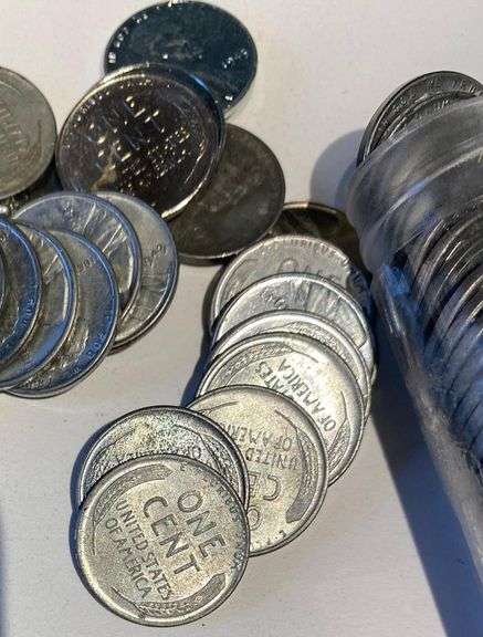 60 Nicer 1943 Steel Cents