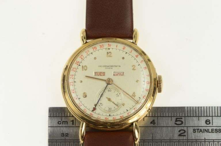 Vacheron & Constantin Triple Calendar 1940's Rare Men's Watch