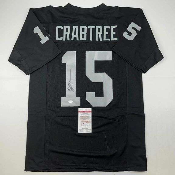Michael Crabtree Autographed Raiders Jersey