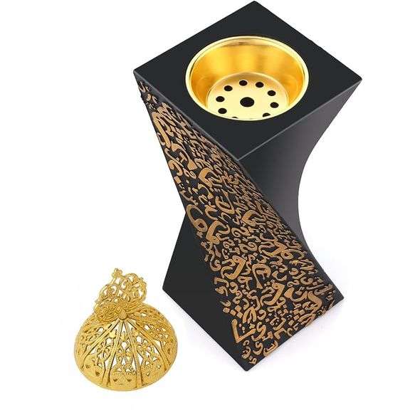 Black Bakhoor Burner