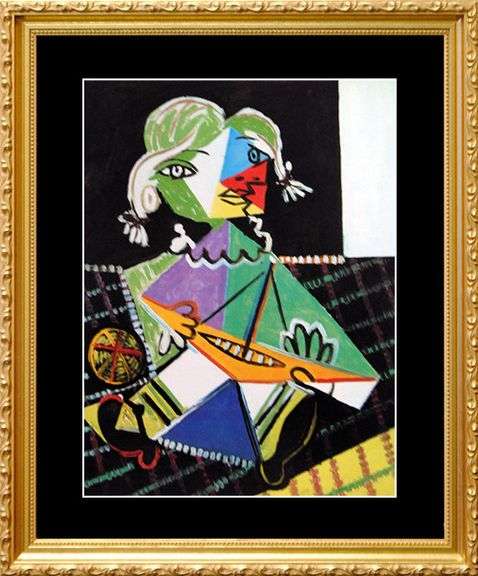 Collectible Pablo Picasso, Girl with a Boat