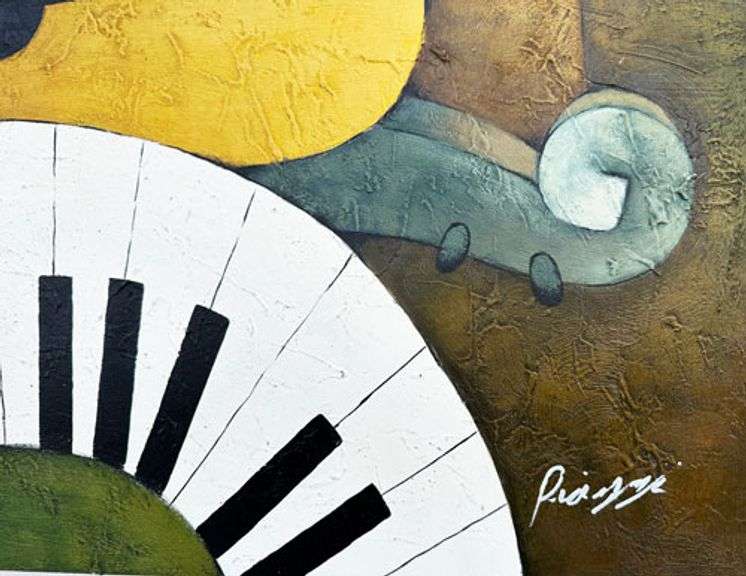 UNIQUE BEAUTIFUL ABSTRACT PAINTING ON CANVAS