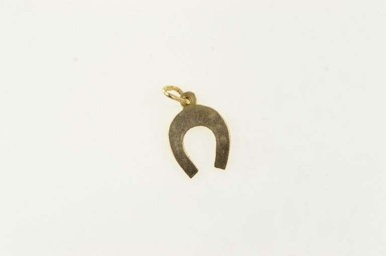 9K Yellow Gold Horse Shoe Lucky Good Luck Charm/Pendant