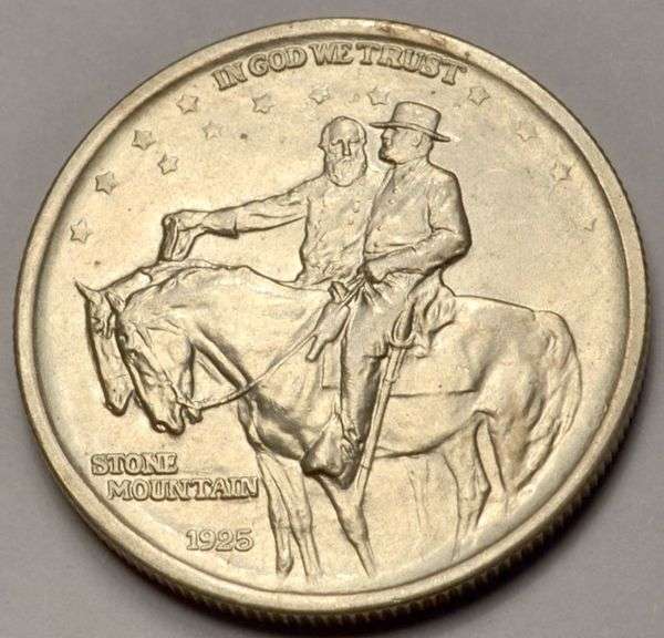 1925 Stone Mountain Commemorative Half Dollar BU