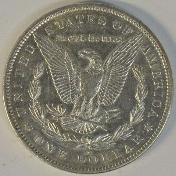 Lustrous near Mint 1891-CC Morgan Silver Dollar. Very scarce this nice