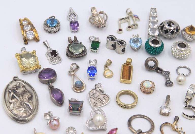 Group lot of vintage 925 sterling silver mixed jewelry