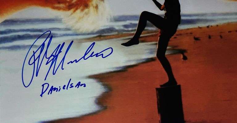 Ralph Macchio Signed The Karate Kid 24x36 Poster Wax On Wax Off Exact Proof