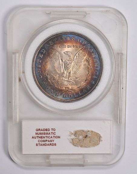 MS66 1921 Morgan Silver Dollar NAC Beautifully Toned