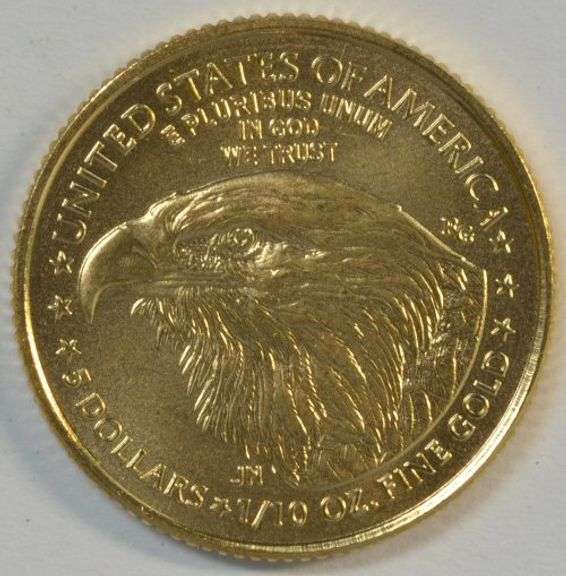 Pristine-perfect Superb Gem BU 2023 $1 American Gold Eagle