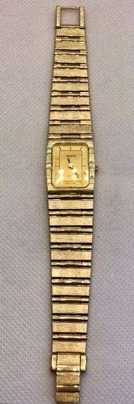 ANTIQUE GENEVERN 14K YELLOW GOLD QUARTZ WATCH