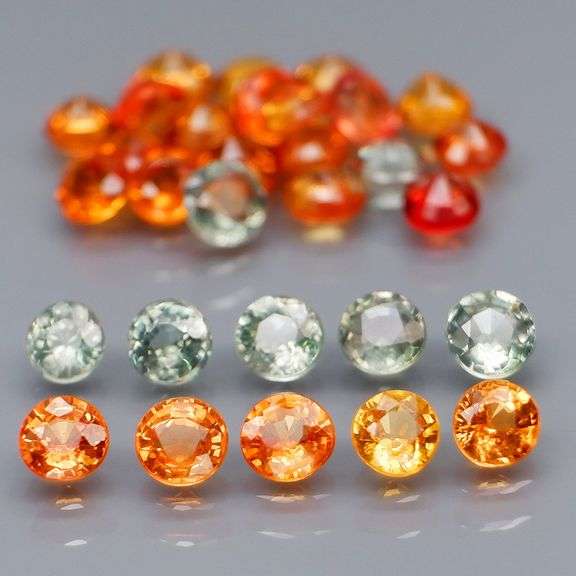 Brilliant hues! 6.65ct Sapphire set