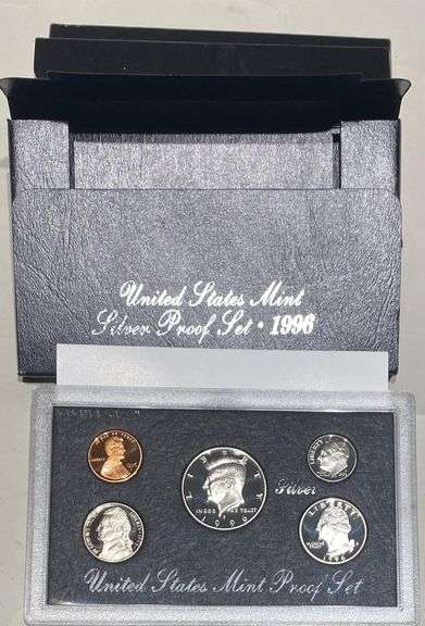 3 1996 Silver US Proof Sets