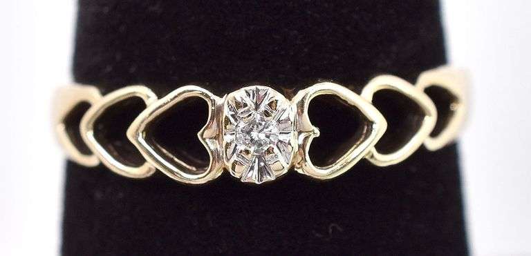 Loving 10K Yellow Gold Diamond Ring