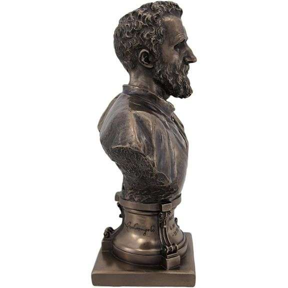 Michelangelo Bust in Bronze