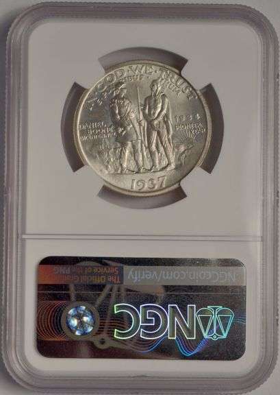 1937 Boone Commemorative Half Dollar NGC MS65
