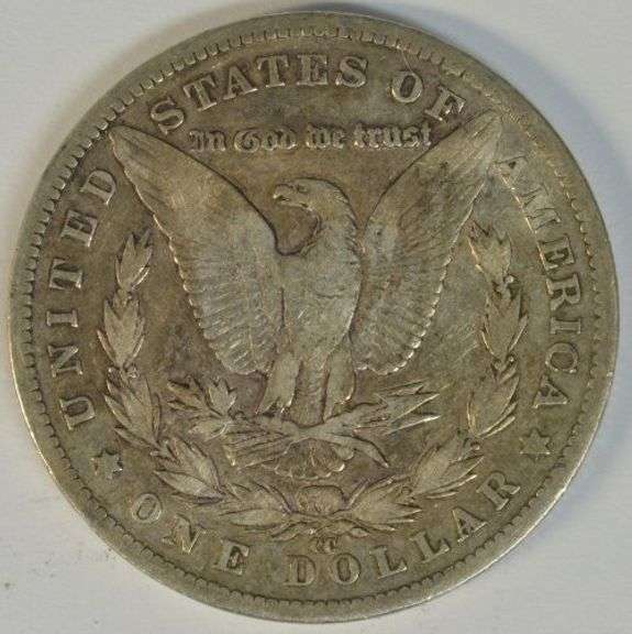 Handsome 1883-CC Morgan Silver Dollar. Key date