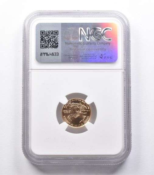 MS70 1997 $5 American Gold Eagle 1/10 Oz Gold NGC
