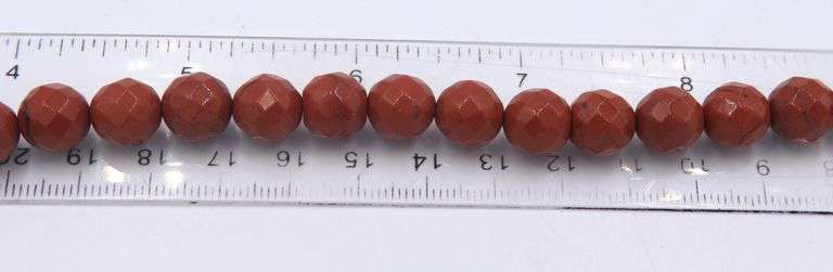 Set of red agate beads necklace with matching bracelet and dangle earrings