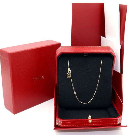 18kt Yellow gold Cartier chain necklace