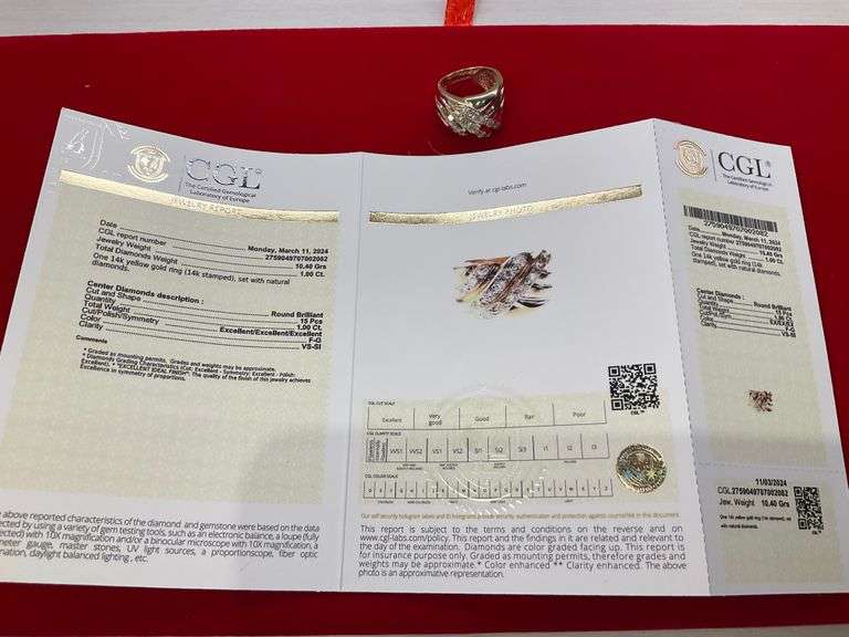 BRAND NEW CERTIFIED 14K YELLOW GOLD BAND / RING