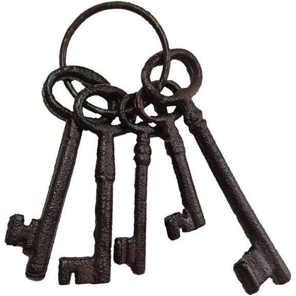 8" Antique Pirate Keys Set