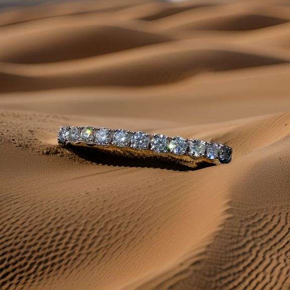 14 Kt White Gold Plated 12.5 Ctw Lab Simulated Diamond Tennis Bracelet