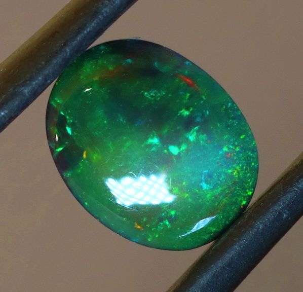 Exciting! 1.56ct floral fairy fire flashing Black Opal