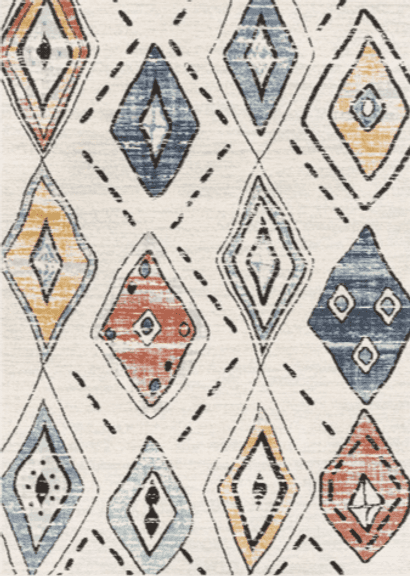 Stunning Art Deco Rug 6x8