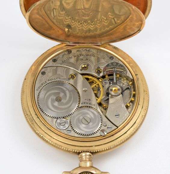 Handsome 1917 Elgin Gold Filled Pocket Watch