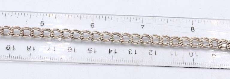 Group lot of 9 Vintage 925 sterling silver bracelets